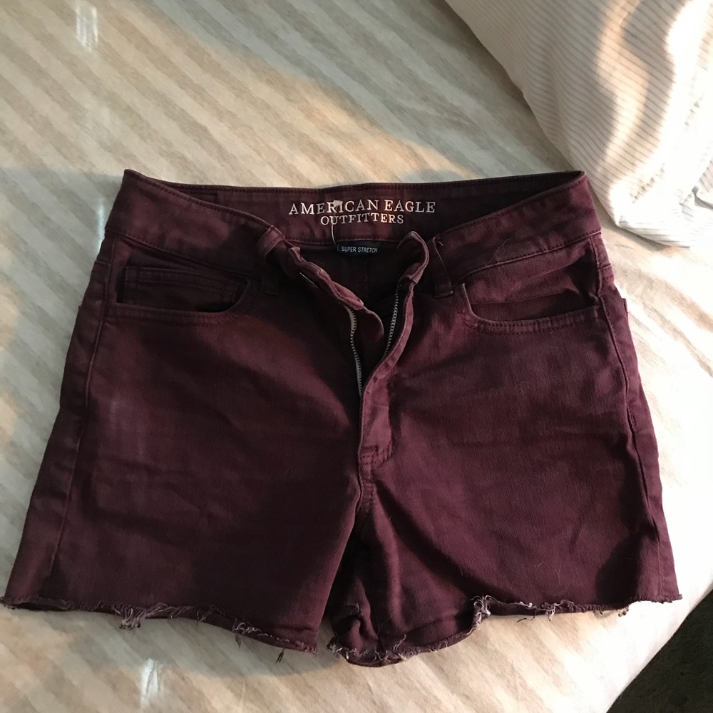High rise shorts